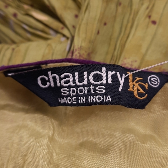 NWT, Chaudry KC Sports Purple Hand Dyed Skirt (flaws) - Picture 8 of 12